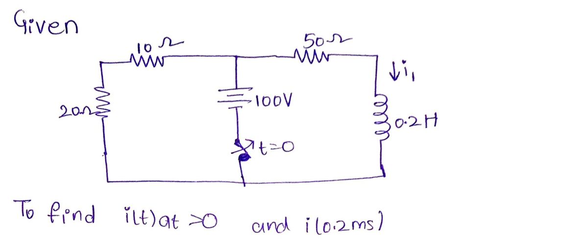 Electrical Engineering homework question answer, step 1, image 1